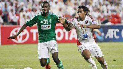 Al Jazira, in white, exited the last Champions League at the last-16 stage.