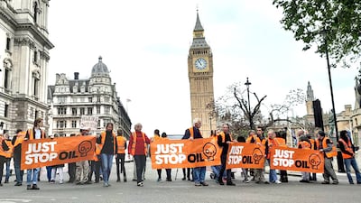 Just Stop Oil has held demonstrations every day since April 24. PA