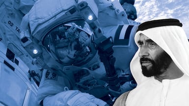 Sheikh Zayed UAE space ambitions timeline shorthand the national