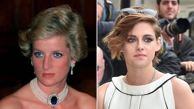 'Twilight' actress, Kristen Stewart (right), has been cast to play the late Princess Diana. EPA / Getty Images