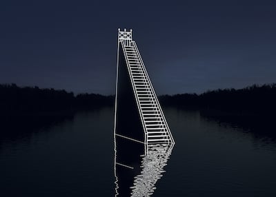 The Dawaran series by Emirati artists Ayesha Hadhir, Rawdha Al Ketbi and Shaikha Al Ketbi (2023). Photo: DCT Abu Dhabi