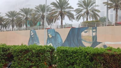 The E11 motorway at Al Raha Beach, Abu Dhabi. Victor Besa / The National