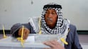 A man votes during the municipal council election in Birzeit near Ramallah, in the Israeli-occupied West Bank. Reuters.