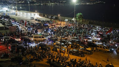Hundreds arrived in Morocco's northern town of Fnideq, before attempting the crossing into Ceuta. AFP