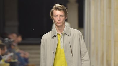 Look 4 of Véronique Nichanian’s Hermès SS17 menswear collection. Courtesy Hermès