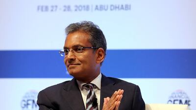 Paddy Padmanathan, CEO of Acwa says the company is considering an IPO “sooner rather than later” to help finance the business. Chris Whiteoak / The National