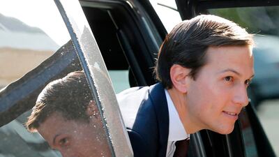 Jared Kushner arrives for his appearance before a closed session of the Senate Intelligence Committee as part of their probe into Russian meddling in the 2016 US presidential election, in Washington, July 24, 2017. REUTERS/Jonathan Ernst