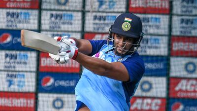 India all-rounder Shivam Dube during training at the Rajiv Gandhi International Cricket Stadium in Hyderabad. AFP