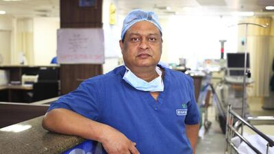 Dr Vijay Agarwal carried out the first successful paediatric heart transplant in Mumbai on January 3, 2016, operating on Sweden D’Souza, his 16-year-old patient who suffered from a chronic heart muscle disease called cardiomyopathy, at the Fortis Hospital in Mumbai. Subhash Sharma for The National