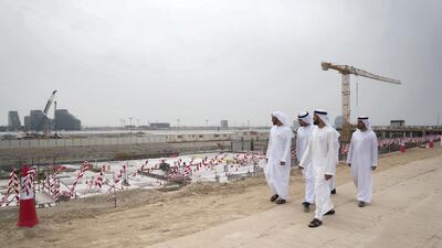 A view of the West Yas site. Mohamed Al Hammadi / Crown Prince Court - Abu Dhabi