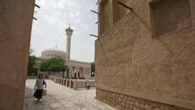 An exhibition in the Bastakiya district of Bur Dubai drew a lot of interest from art lovers, although two students were less impressed.