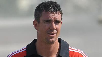 Kevin Pietersen feels the heat.