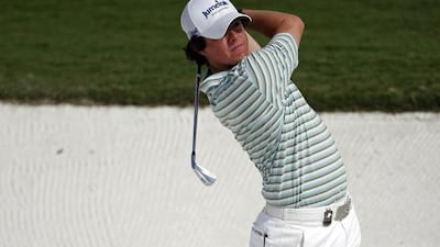 Rory McIlroy at the 2009 Dubai Desert Classic. Jeff Topping / The National