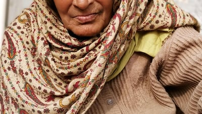 Gurmeet Kaur, 75, has taken on the responsibility of feeding her son's livestock.