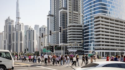 The Business Bay area in Dubai. The UAE will implement the first phase of the new tax programme. Bloomberg