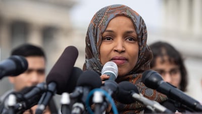 US Congresswoman Ilhan Omar has stirred controversy with tweets that were labelled anti-Semitic. AFP