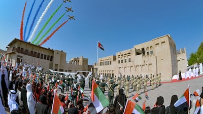 Sheikh Maktoum said: 'We are committed to continuing what our founding fathers and ancestors began.' Photo: @DXBMediaOffice X / formerly Twitter