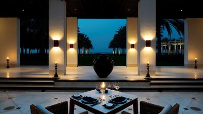 The Restaurant at The Chedi Muscat. Courtesy GHM Hotels
