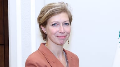 Anne-Claire Legendre is a former French ambassador to Kuwait and former spokeswoman at the Foreign Ministry. Getty Images