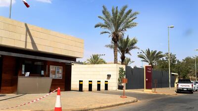 An exterior view of the Canadian Embassy in the embassies district in Riyadh, Saudi Arabia. EPA