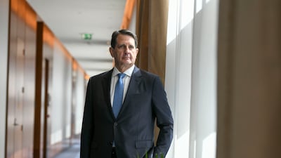 Lawrence Golub, chief executive of Golub Capital, says new private equity deals started picking up pace at the tail-end of 2023. Khushnum Bhandari / The National