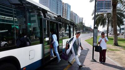 The 94 will run daily from the city to the museum and costs Dh2 one way. Delores Johnson / The National