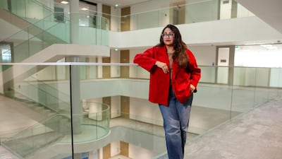 Ushma Dharod currently works as an art director for an events company in Dubai Commercity. Chris Whiteoak / The National