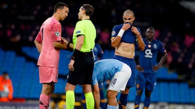 PORTO RATINGS: Agustín Marchesín - 7: Pulled off fine saves from Mahrez and Rodri and commanded his box well. AFP