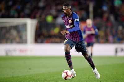 Ousmane Dembele has excelled for Barcelona - when he hasn't been injured or in trouble for poor timekeeping. AFP
