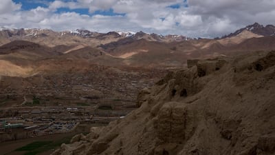 The view from Shar-e-Gholgola, the 'city of screams', in Bamyan.