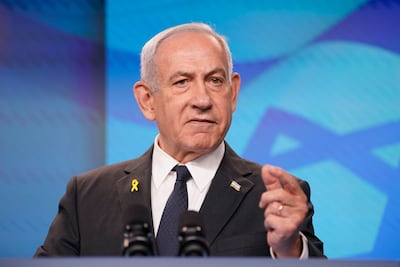 Israeli Prime Minister Benjamin Netanyahu. AP
