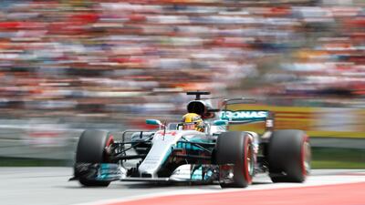 Lewis Hamilton finished fourth at the Austrian Grand Prix to fall 20 points behind championship leader Sebastian Vettel. Dominic Ebenbichler / Reuters