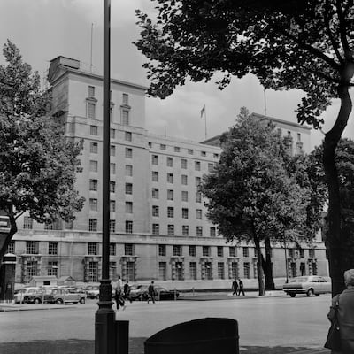 The Ministry of Defence in London, pictured in the 1960s. Getty Images