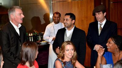 Dubai Dinner Theatre group is promoting interactive drama with its themed dinners at different venues around town. The Family, their second murder mystery dinner, will be hosted at the Lounge Cafe Italiano Media City on June 19. Courtesy Dubai Dinner Theater Group