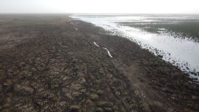 What was once a healthy water supply is shrinking fast. Haider Husseini for The National