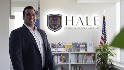 To be smart with his money, Peter Davos buys clothes at outlet stores. Ravindranath K / The National