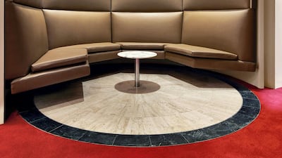 The hotel was designed by Eero Saarinen and captured the optimism of early jet travel. Courtesy TWA Hotel / David Mitchell