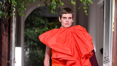 Valentino Fall/Winter 2019 2020 haute couture show. Getty 