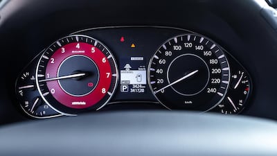 The Nismo has an extra 28hp versus the regular top-spec V8 Patrol. Victor Besa / The National