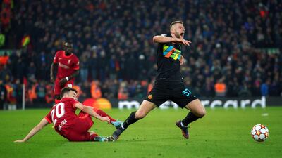 Milan Skriniar – 7. The Slovak stopped a Van Dijk header in the first half and made a series of blocks. He was effective on the ball, too. PA