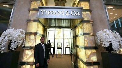 Globally, Tiffany's sales rose 18 per cent to US$3.6 billion (Dh13.22bn) in the year ending on January 31, and net profit increased 19 per cent to $439 million, compared with 2010. Pawan Singh / The National
