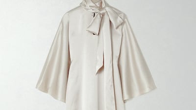 Silk gown, Dh5,986, Rasario at Net-a-Porter