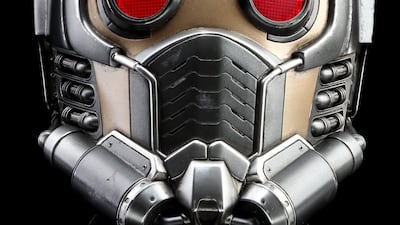 The Star Lord helmet worn by Chris Pratt in 2014's Guardians of the Galaxy is among the auction's top items.