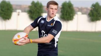 Back in Dubai on school holiday, Gerard Pieterse, spent Sunday at a rugby clinic at Repton School coached by Apollo Perelini.