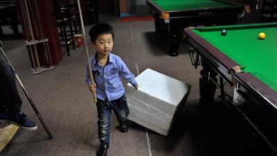 The resident of Xuancheng, Anhui province, supposedly undergoes five hours of training every single day. What did you do when you were three years old? Reuters