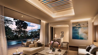 Anantara Desaru Coast Resort & Villas offers pool villas inspired by traditional Malay houses. Photo: Anantara Desaru Coast Resort & Villas