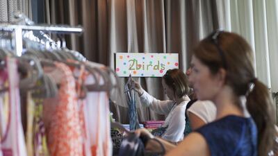 Shopping Soireee at the Abu Dhabi Gold Club. Mona Al Marzooqi / The National