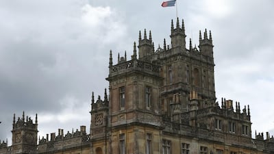 Visitors attend a 1920s themed event at Highclere Castle, near Newbury, west of London, on September 7, 2019, ahead of the world premiere of the Downton Abbey film. AFP