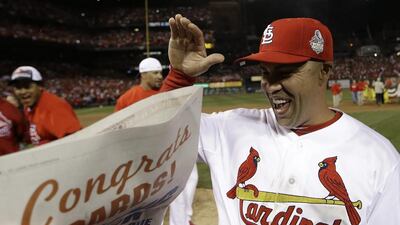 Carlos Beltran is a big reason St Louis Cardinals will be facing Boston Red Sox in MLB's World Series. David J Phillip / AP Photo