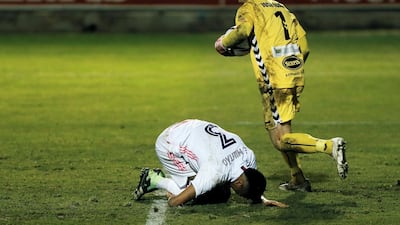 Alcoyano goalkeeper Jose Juan Figueiras. EPA